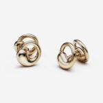 Mini Women's Copper Hoop Earrings - Image 3