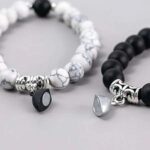 Couple Magnetic Heart Bracelet Set