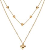 Double Layer Heart Necklace - Image 2