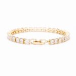 14K Gold Plated CZ Tennis Bracelet – Minimalist Luxury