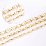 14K Gold Plated Luster Bracelet – Minimalist Maze Design