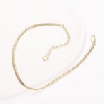 14K Gold Plated Waterproof Smile Anklet for Women - Image 5