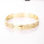 14k Gold Zirconia Bracelet – Minimalist Gift-Ready Link Chain - Image 6