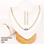 Oro Laminado 14K Cuban Necklace Set – 3PCS Minimalist Luxury - Image 4