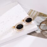 18K Gold Plated Emerald Hoop Earrings for Women - Image 5