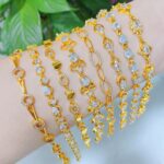 24K Gold Plated Emerald CZ Bracelet – Luxury Women’s Bracelet - Image 4