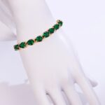 18K Gold Plated Zircon Tennis Bracelet for Women - Image 4