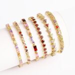 14K Gold Plated Tennis Bracelet – Zircon Diamond Icy - Image 4