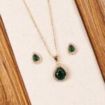 Zircon 18K Gold Plated Necklace Set - Image 3