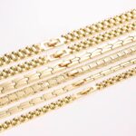 14k Gold Zirconia Bracelet – Minimalist Gift-Ready Link Chain - Image 3