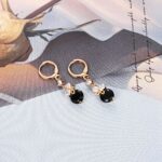 14k Huggie Butterfly Earrings - Image 5