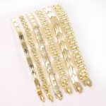 14k Gold Zirconia Bracelet – Minimalist Gift-Ready Link Chain - Image 2