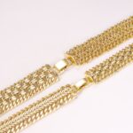 14k Gold Plated Braided Bracelet – Stylish Minimalist Sparkling Jewelry - Image 2