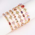 18K Gold Plated Cubic Zirconia Women’s Bracelet