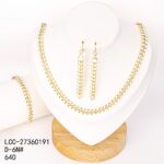 Oro Laminado 14K Cuban Necklace Set – 3PCS Minimalist Luxury - Image 5