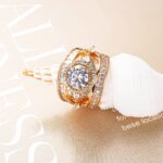 18K Gold Plated Zircon Finger Ring – Minimalist Luxury - Image 4