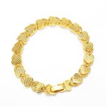 24k Gold Plated Heart Clasp Bracelet - Image 6