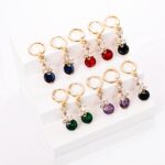 14k Huggie Butterfly Earrings