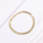 14K Gold Plated Snake Chain Bracelet for Women - Image 5