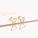 14K Gold Plated Stud Earrings – Minimalist Luxury Gift - Image 6