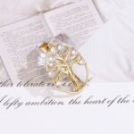 14K Gold Plated Tree of Life Pendant – Sparkly Zirconia Charm - Image 5