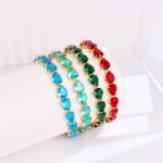 18K Gold Plated Zircon Tennis Bracelet for Women