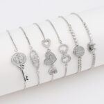 Trendy Zirconia Mujer Pulsera Bracelet Women