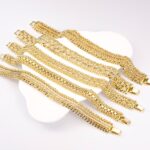 14k Gold Plated Braided Bracelet – Stylish Minimalist Sparkling Jewelry