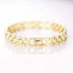 14k Gold Zirconia Bracelet – Minimalist Gift-Ready Link Chain - Image 4