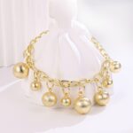 Chunky Adjustable Ball Bracelet