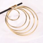 Gold Plated Chunky Hoop Earrings – Waterproof Minimalist Luxury - Image 3