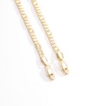 14K Gold Plated Cuban Chain Necklace for Women - Image 3