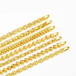 24k Gold Plated Heart Clasp Bracelet - Image 2