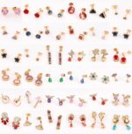 Gold Plated CZ Stud Earrings for Women - Image 6