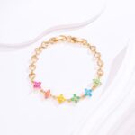 18K Gold Plated Zircon Bracelet for Women – Minimalist Shine - Image 4
