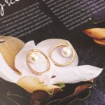 18K Gold Plated Pearl Dangle Earrings – Minimalist Zircon Drop - Image 6