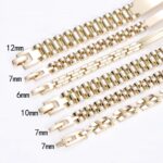 14k Gold Plated Curved Bar Watch Band Bracelet - Image 2