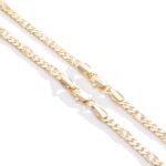 14K Gold Plated Cuban Chain Necklace for Women - Image 2
