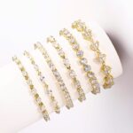 14K Gold Plated Tennis Bracelet – Zircon Diamond Icy - Image 5