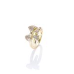 14K Gold Plated Zircon Bowknot Ring - Image 5