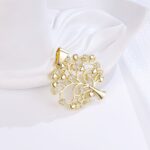 14K Gold Plated Tree of Life Pendant – Sparkly Zirconia Charm - Image 3
