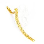 24k Gold Plated Heart Clasp Bracelet - Image 4