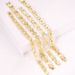 14K Gold Plated Tennis Bracelet – Hollow Maze Design - Image 5