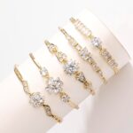 14K Gold Plated Tennis Bracelet – Zircon Diamond Icy - Image 3