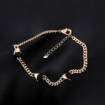 14K Oro Laminado Heart Bracelet with Cubic Zirconia - Image 6